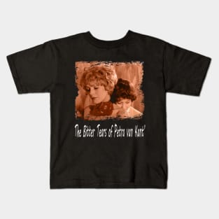 The Haunting Drama of Petra's Tears A Cinematic Journey Kids T-Shirt